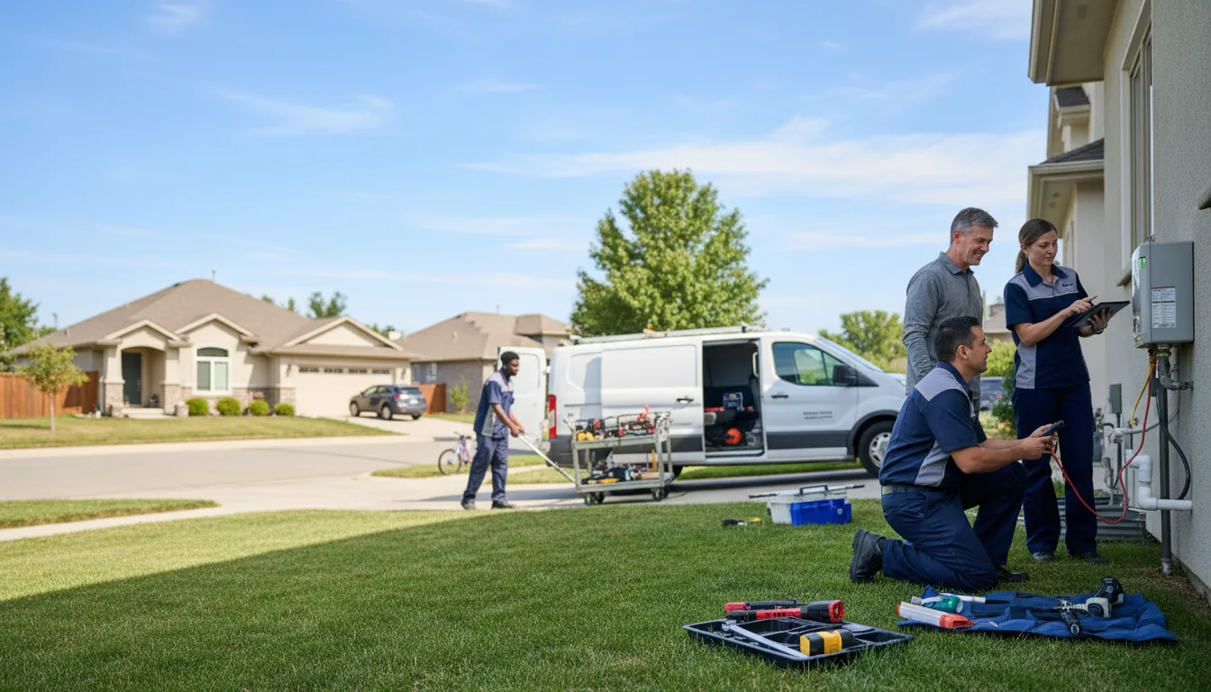 Tankless water heater service in Egan, SD